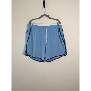 Bonobos Throwback Swim Trunks XL Light Blue Athletic 7" Inseam Mesh Lined Shorts